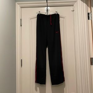GUC Men’s Nike Sweat Pants - Red & Black - Sz Large